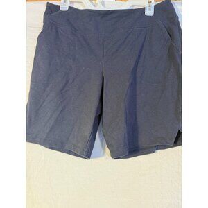 Wicked By Women In‎ Control Shorts Size Large Petite L Biker Pockets Black